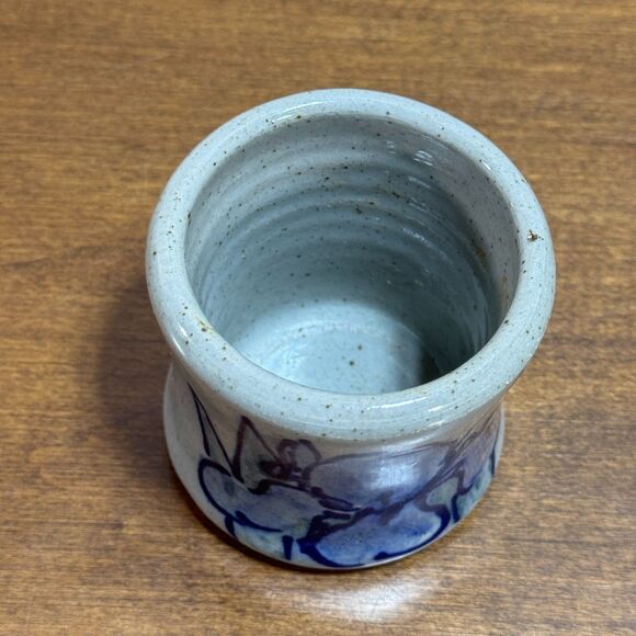 Great Bay Pottery Votive Candle Holder Small Cup Handmade in NH USA 2002 2.25"H - Picture 4 of 7